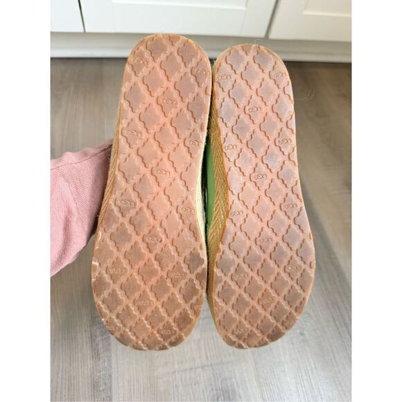 UGG Chivon Slip On Comfort Flat Moccasin Mint Green Women's Size 7 - Picture 10 of 10